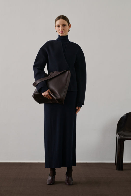 Robe Georgia - Deep Navy - Laine - Femme