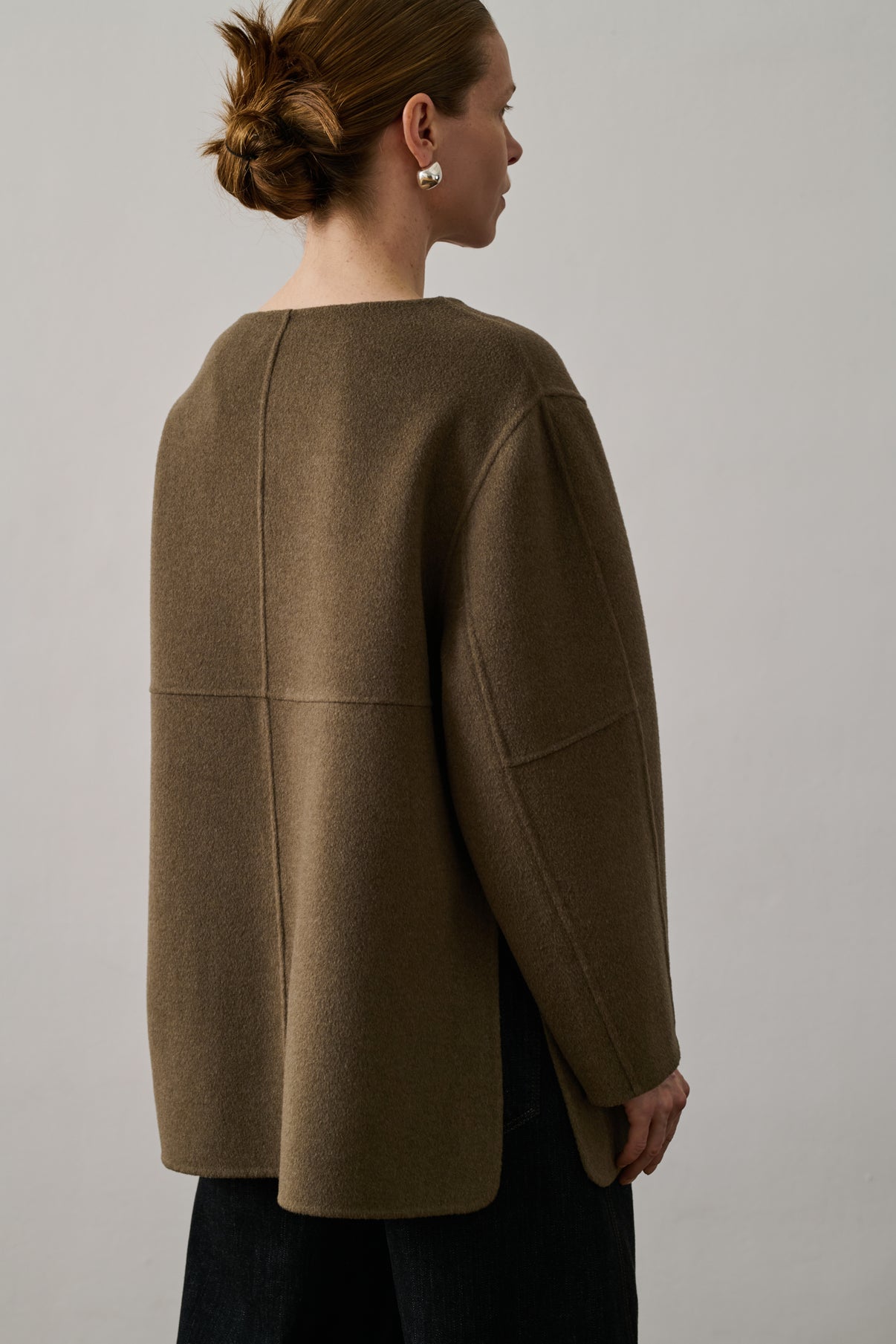 Pull Valerianne - Beige/Gris - Laine - Femme vue 4