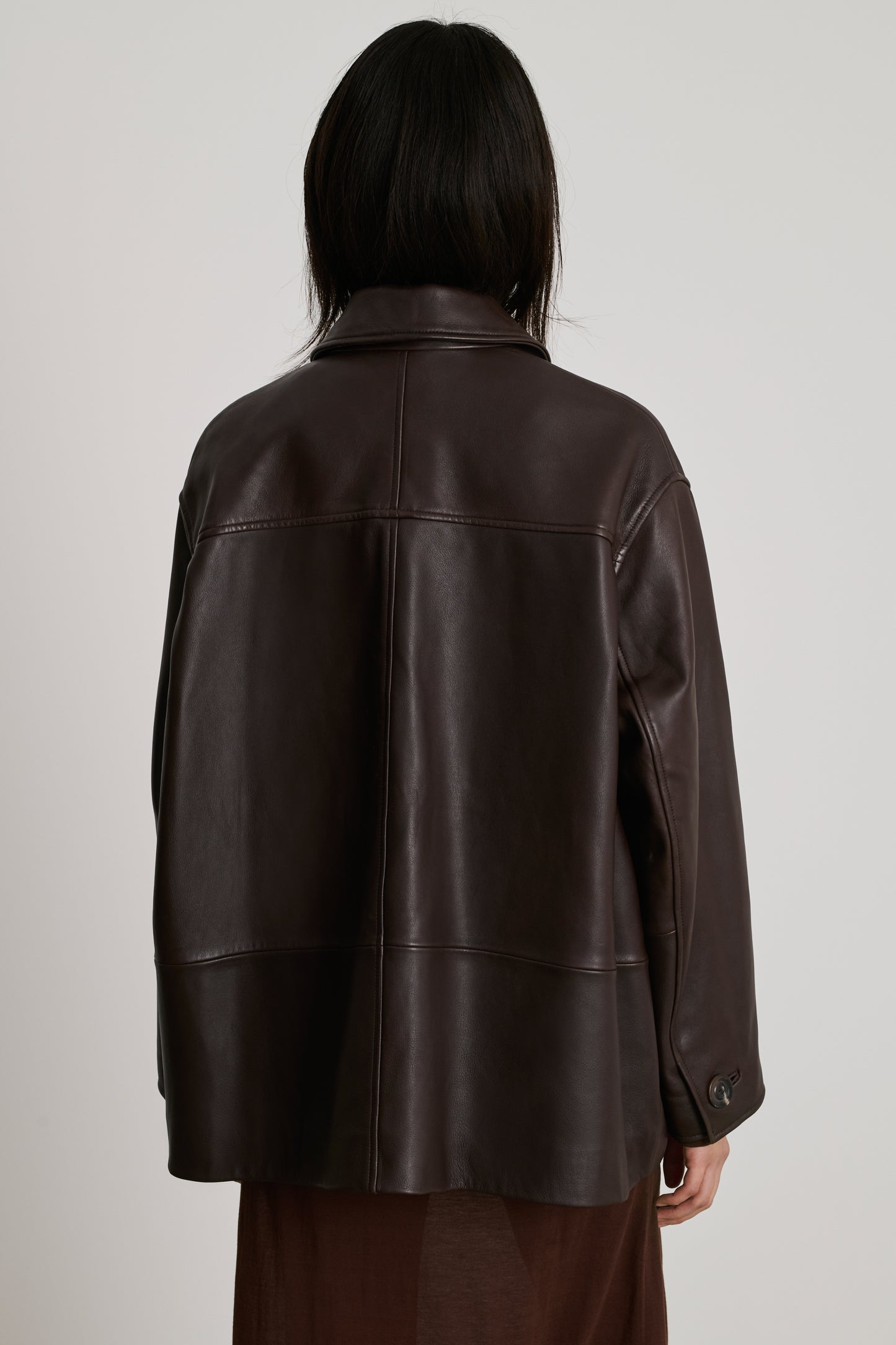 Veste Vincenzo - Marron - Cuir - Femme