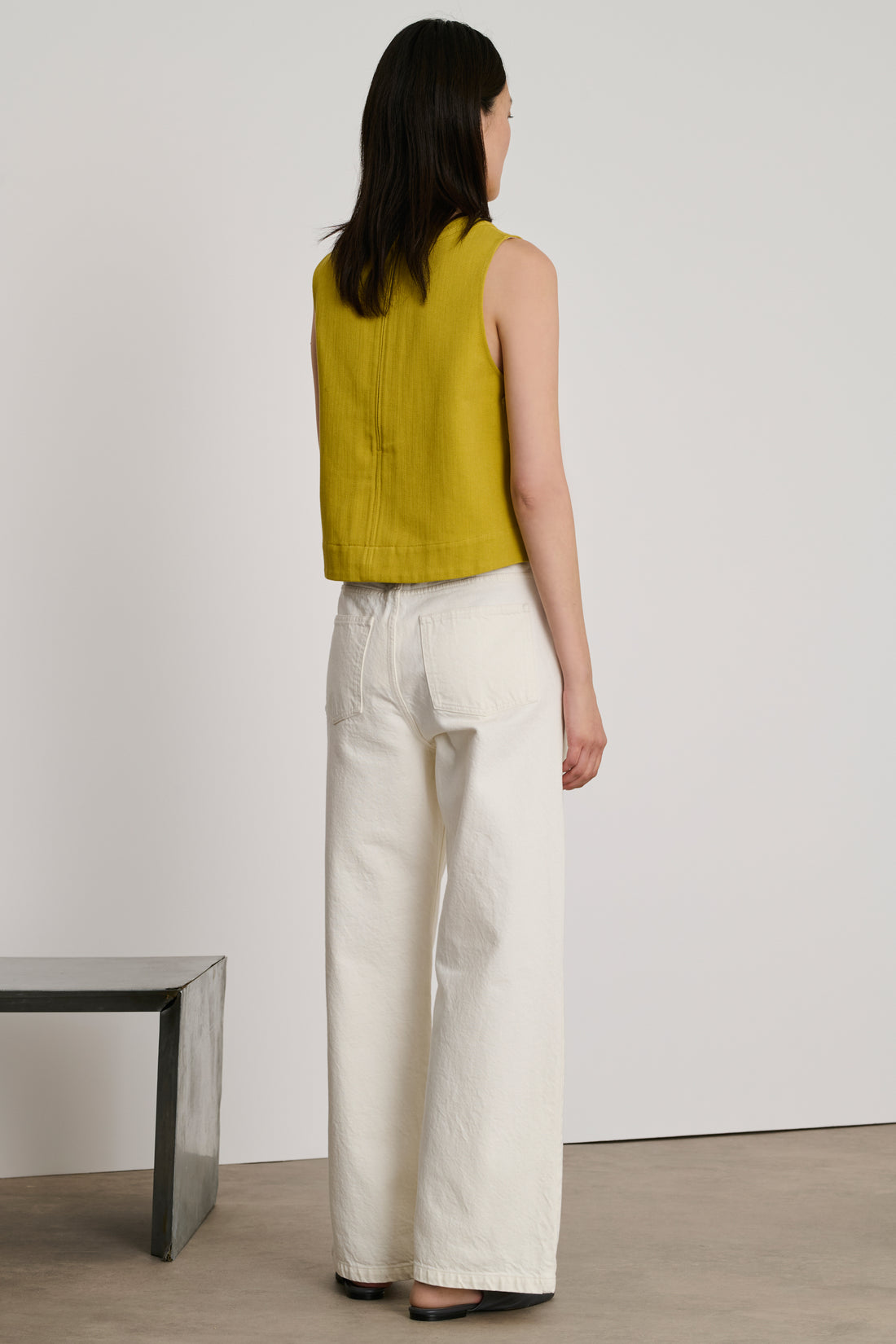 Top Pampa - Jaune Doré - Coton - Femme