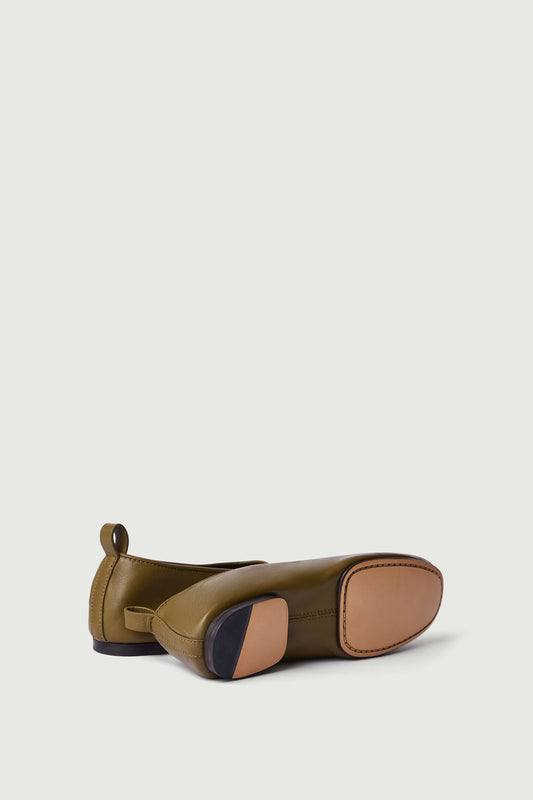 Ballerines Bala - Kaki - Cuir - Femme