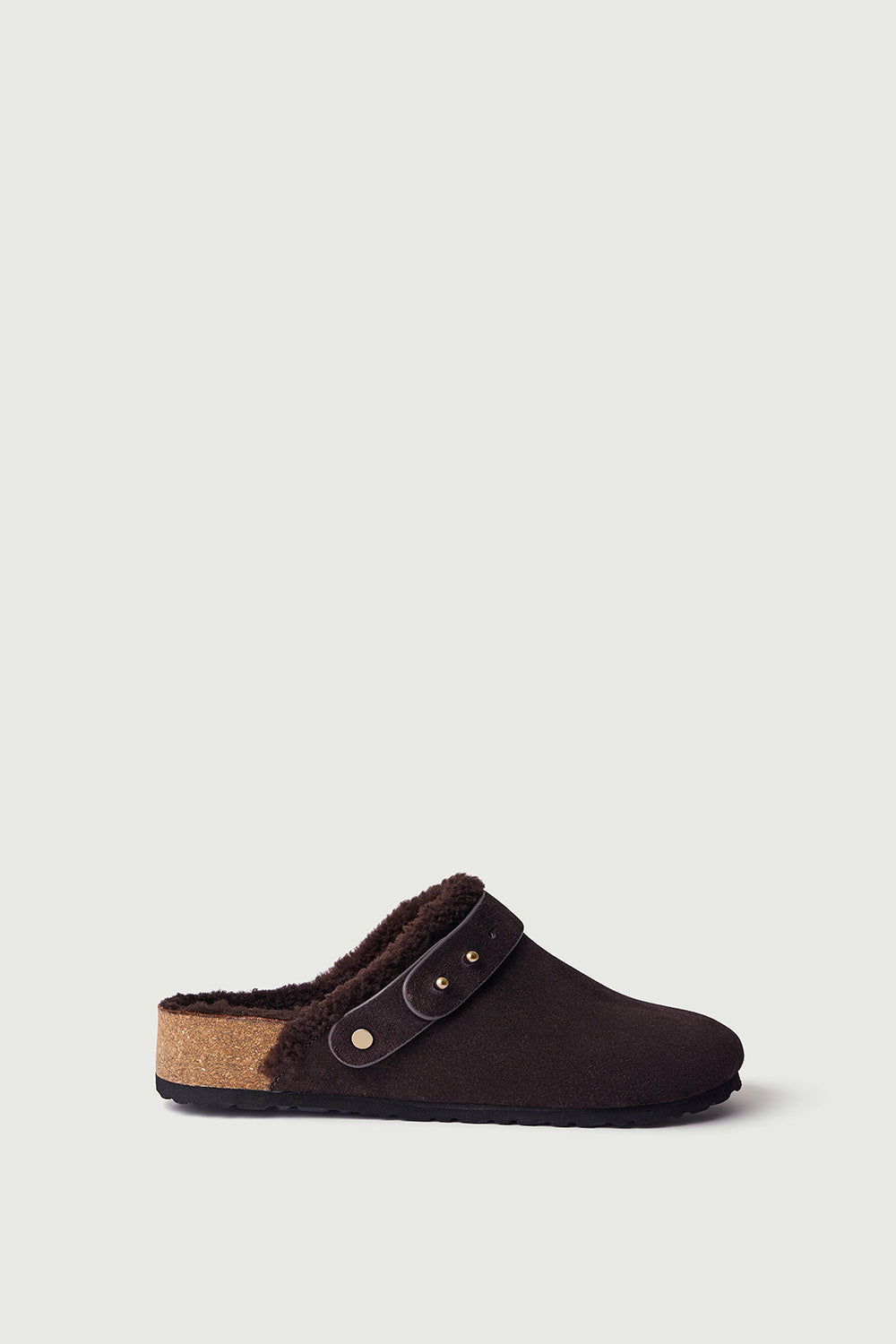 Sabots Sleepy - Marron Foncé - Cuir - Femme vue 2
