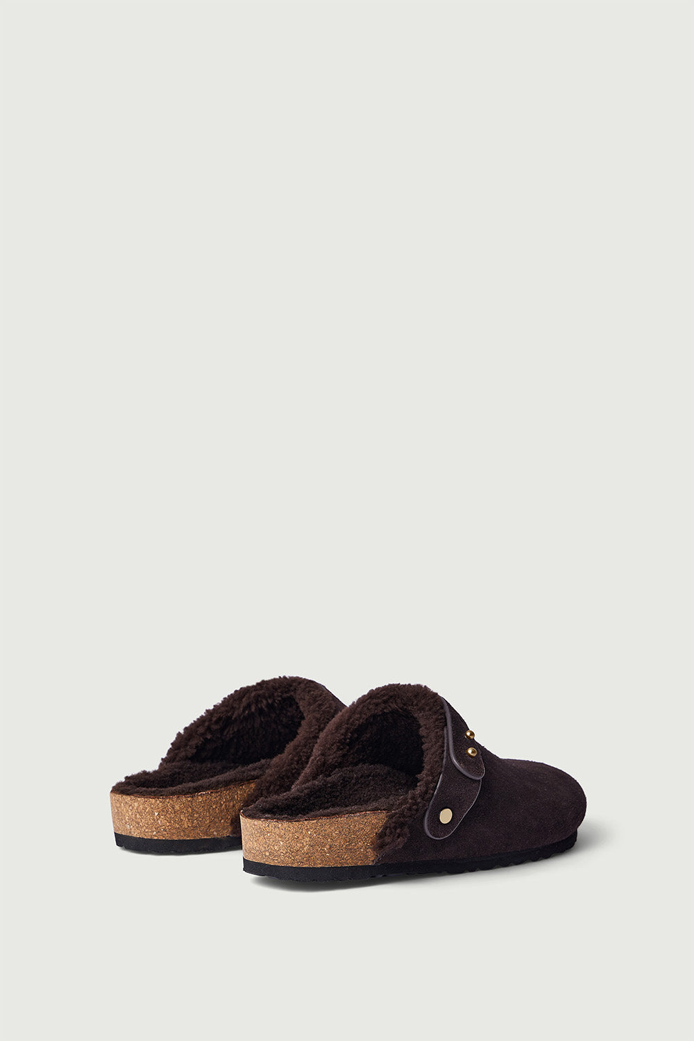 Sabots Sleepy - Marron Foncé - Cuir - Femme vue 6
